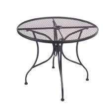 Wrought Iron Table W Size 36 Round