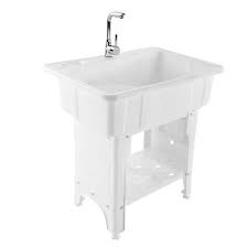 Utility Sink Laundry Tub With Faucet