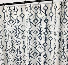 Shower Curtain Tribal Vintage Indigo