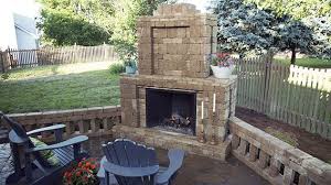 An Outdoor Fireplace