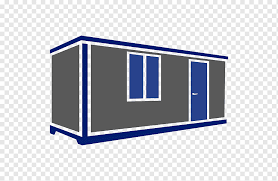 Container Bungalow White Blue