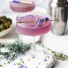 Sparkling Purple Gin Cocktail Recipe