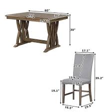 Extendable Dining Table Set Seats