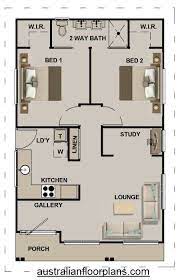 Bedroom House Plan Hamptons 59