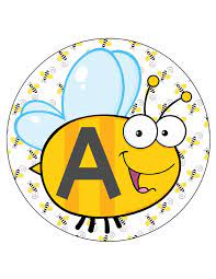 Bees Bulletin Board Circle Letters