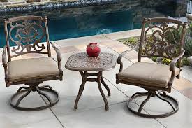 Patio Furniture Bistro Set Cast