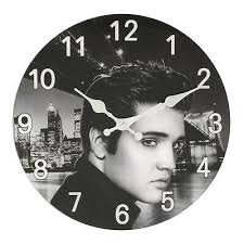 Glass Wall Clock Famous Icon 30cm