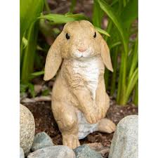 Zingz Thingz Curious Rabbit Garden Statue