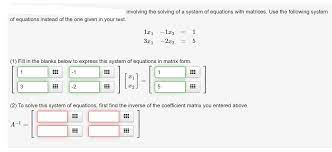 Answered Involving The Solving Of A
