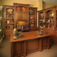 Custom Made Executive Desk With Wall