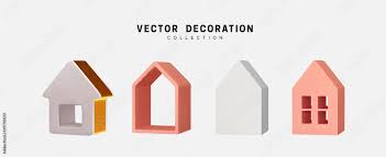 Abstract Realistic 3d House Minimal