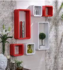 Polished Floating Cube Wall Storage