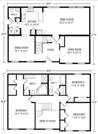 Floor Plans Two Story House Plans