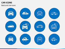 Car Icons Powerpoint Template Ppt Slides