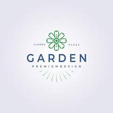 Flower Garden Beautiful Park Logo