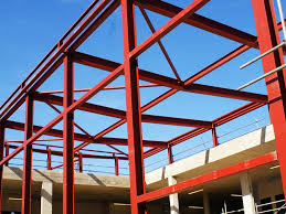 structural steel frame construction