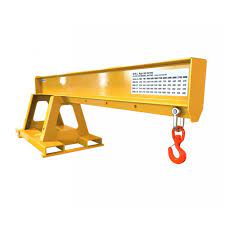 fork mounted raised lifting jib the