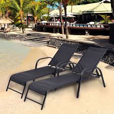 Costway Set Of 2 Patio Lounge Chairs