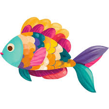 Colorful 5 Wonderful Fish Icon Fish