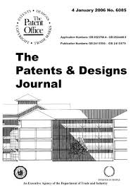 The Patent And Design Journal 6085