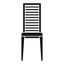 Outdoor Furniture Chair Vector Icon