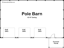 Pole Barn Post Frame Plan Grant