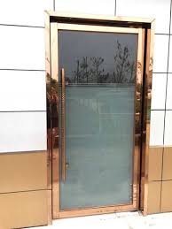 Exterior Door Stainless Steel Glass