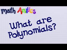 Polynomials Math Antics