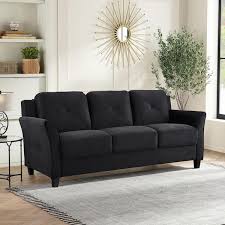 3 Seater Sofa In Black Cchrfks3m26bkva