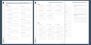 Solving Equations By Factorising