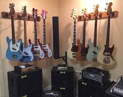 Wall Mounted Multi Guitar Hanger Space