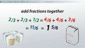 Fractions And Mixed Numbers Basic