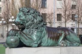 Lion Sculpture At King Karl Xiii