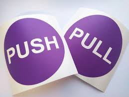Push Pull Stickers For Door Push Pull