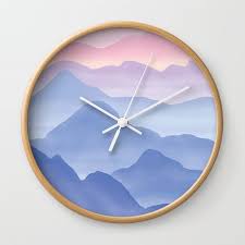 Candy Color Wall Clock By Bobbie Val