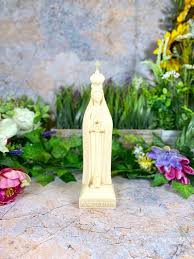 Our Lady Of Fatima Resin Statue Elegant