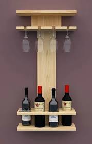 Furnishiaa Wood Wall Mounted Wine