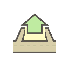 Home Land Investment Vector Icon Design