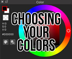 Pc Choosing Colors Medibang Paint