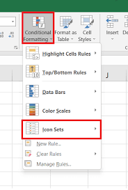 Excel Icon Sets Javatpoint
