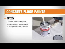 Paints And Stains For Concrete Floors