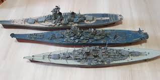 Tamiya 1 350 Scale Model Battleship New