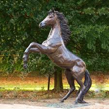 Fiberglass Outdoor Horse Statues Garden