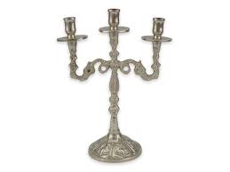 Silver Byzantine Three Candle Holder