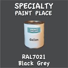Ral 7021 Black Grey Gallon Can