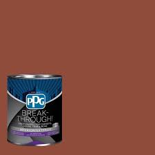 Break Through 1 Qt Ppg1067 7 Burled Redwood Semi Gloss Door Trim Cabinet Paint