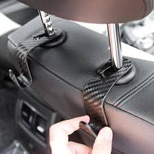 2pcs Car Seat Headrest Hook Storage