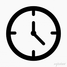 New Clock Icon Design Template Vector