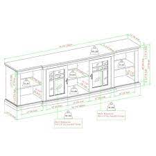 Glass Door Tv Stand