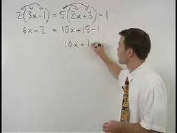 Equations With Variables On Both Sides